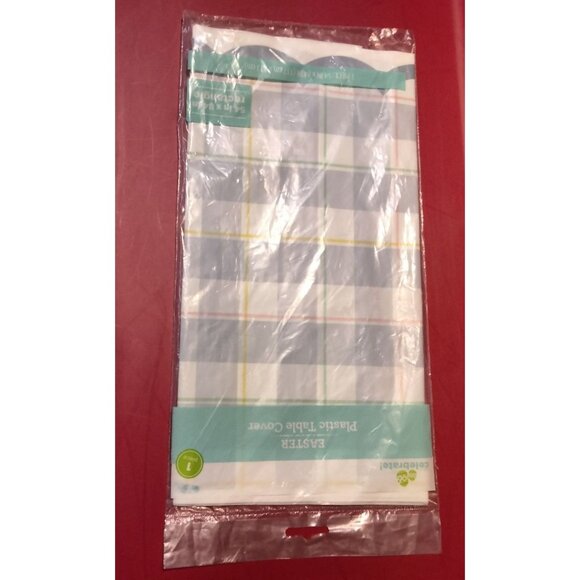 2 Blue Plaid Tablecloths table Cover Party Picnic - Picture 4 of 4